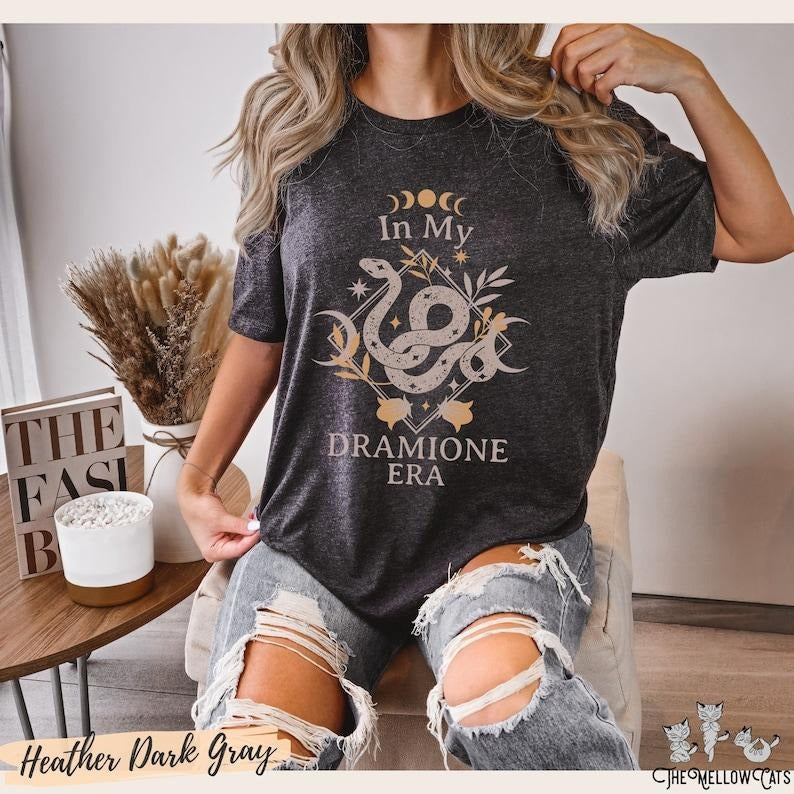 Dramione Shirt, Manacled Fanfiction Fanfic Dramione Era Reading Tee, Dracotok Shirt Booktok Bookish Gift Dark Academia...