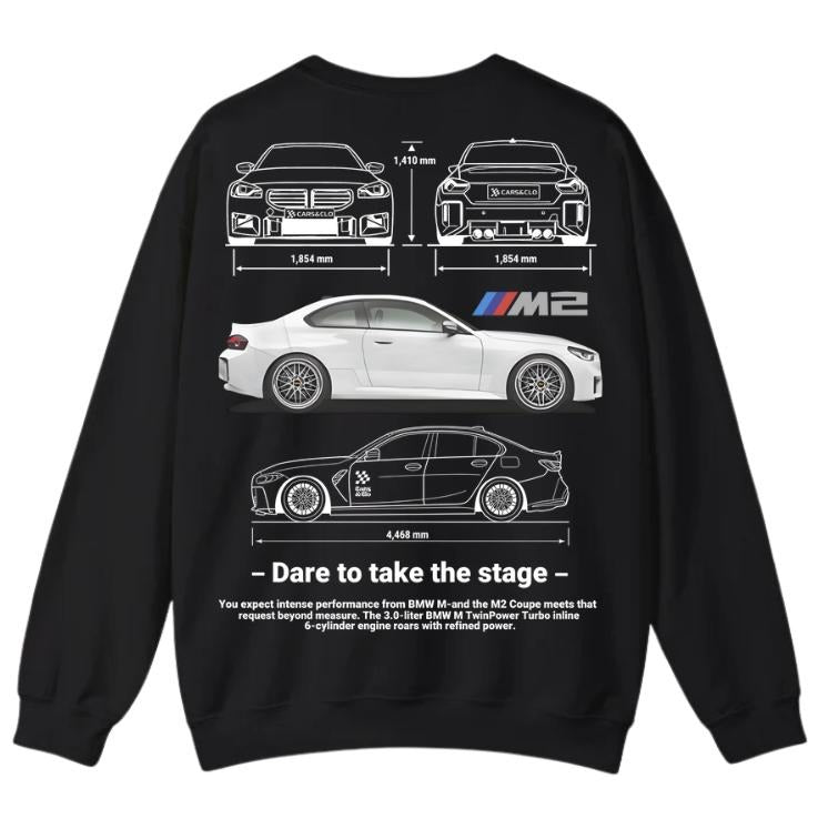 Drive in Style: Car-Themed Sweater, G87 M2 Black Sweatshirt, G87 M2 Technical Specs Sweatshirt, Racing Shirt, Sport Car...