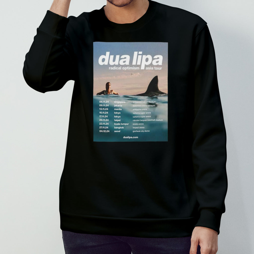 Dua Lipa The Asia Dates For Her Radical Optimism Tour 2024 shirt