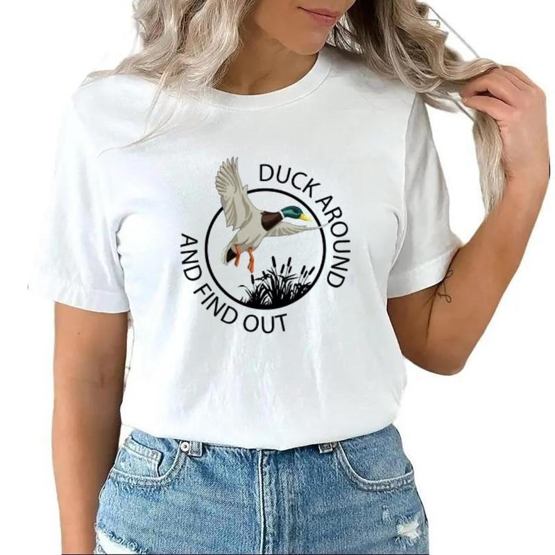 Duck Around and Find Out Shirt, Funny Duck Sweatshirt, Funny Duck Lover Gift, Gift for Animal Lovers, Funny Friends Gift...