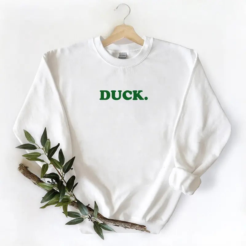 Duck Hello Hunting Season Mallard Graphic shirt Hunting Season Retro Sweatshirt Pullover, 2025 Cotton Unisex T-shirt...
