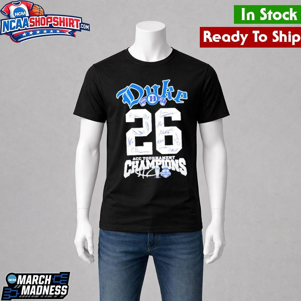 Duke 2026 Acc Tournament Champions Shirt