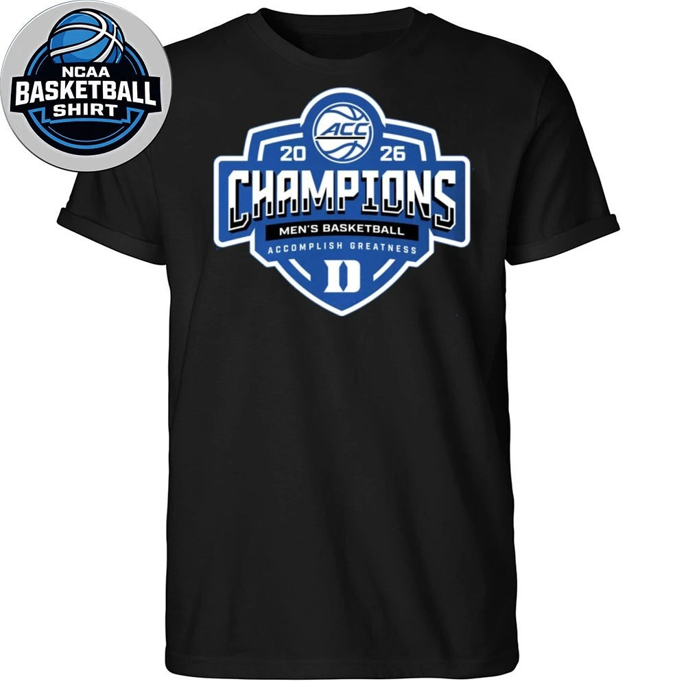 Duke ACC 2026 Champions Men’s Basketball Shirt