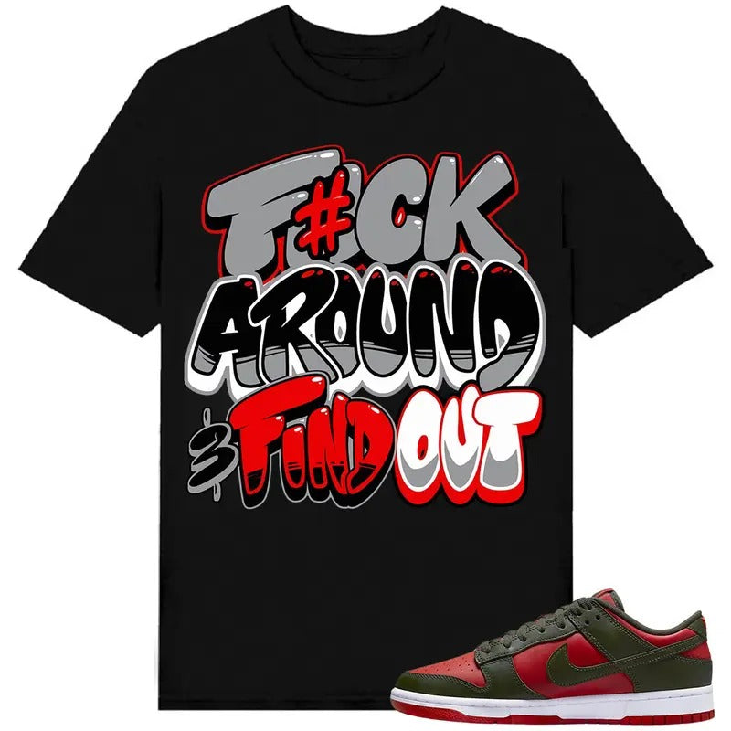 Dunk Low Mystic Red Shirt Match Sneaker Fuch Around T-Shirts, Hoodie, Sweatshirt