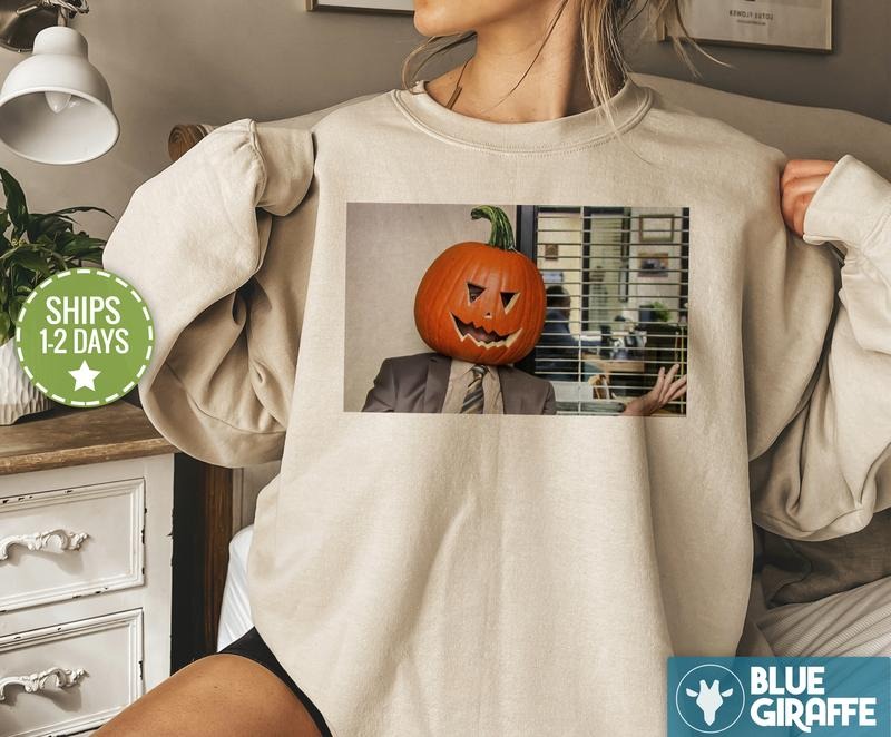Dwight Pumpkin Head Funny Pumpkin Head Fall T-Shirts, Hoodie, Sweatshirt