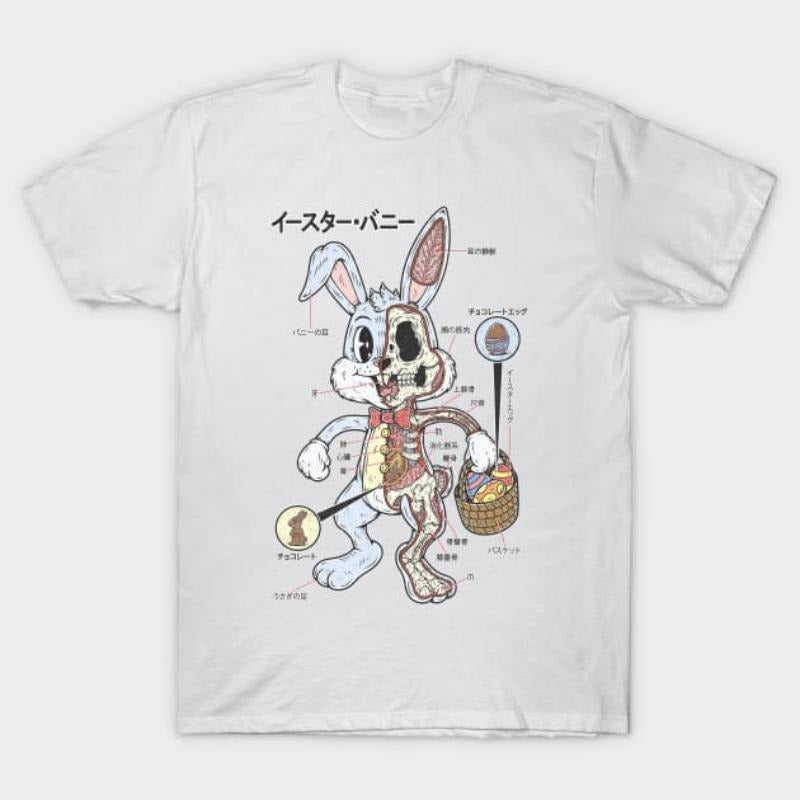 EASTER BUNNY ANATOMY T-Shirt Hoodie, Sweatshirt | HypeCrazeTee.com
