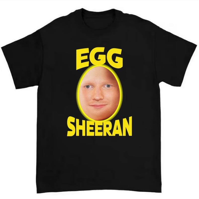 EGG SHEERAN SHIRT Featuring Bold Retro Typography in Streetwear Style Hoodie, Sweatshirt | HypeCrazeTee.com