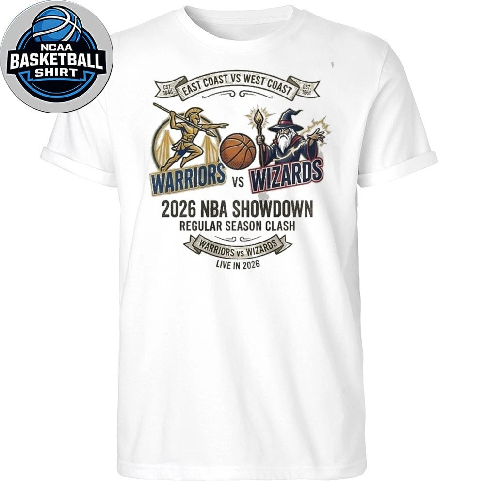 East Coast Vs West Coast Warriors Vs Wizards Nba 2026 Shirt