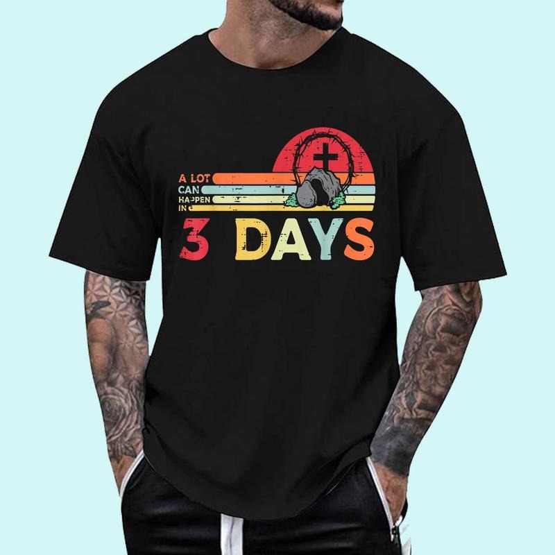 Easter A Lot Can Happen In 3 Days Religious Men Women T-Shirt | Tee For Men and Women, Unisex Cotton Hoodie, Sweatshirt