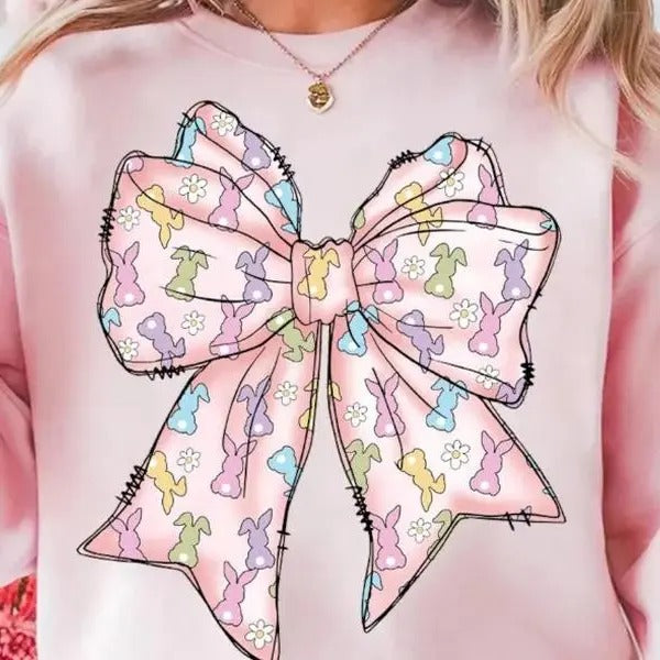 Easter Bow DTF Transfers - THIS IS NOT A SHIRT Hoodie, Sweatshirt | HypeCrazeTee.com