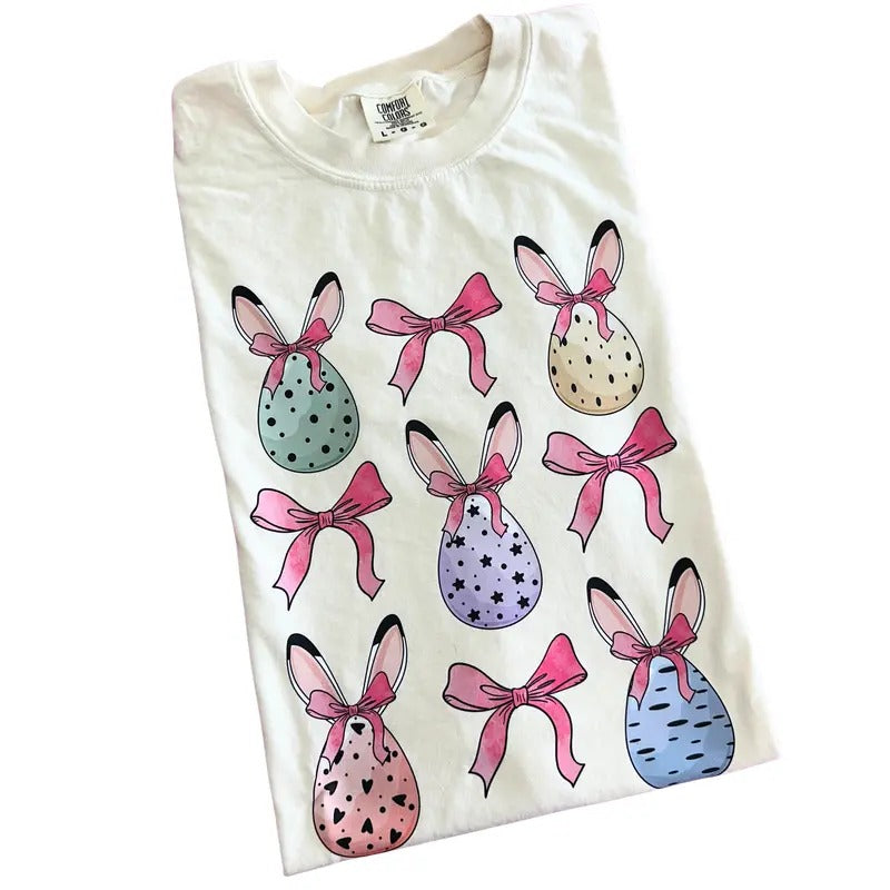 Easter Coquette Comfort Colors T-Shirt Hoodie, Sweatshirt | HypeCrazeTee.com