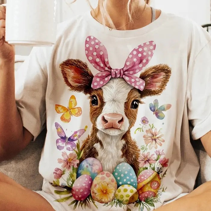 Easter Highland Baby DTF Transfers - THIS IS NOT A SHIRT Hoodie, Sweatshirt | HypeCrazeTee.com