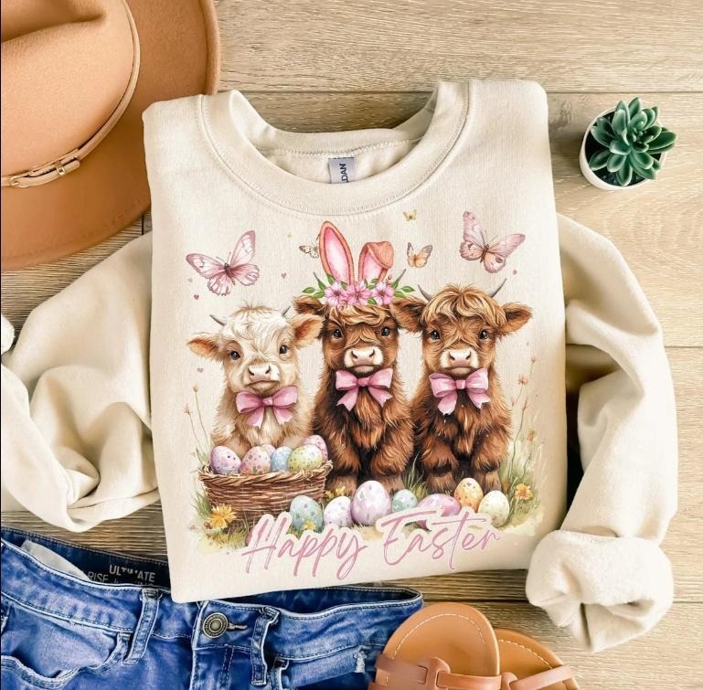Easter Highlands DTF Transfers - THIS IS NOT A SHIRT Hoodie, Sweatshirt | HypeCrazeTee.com