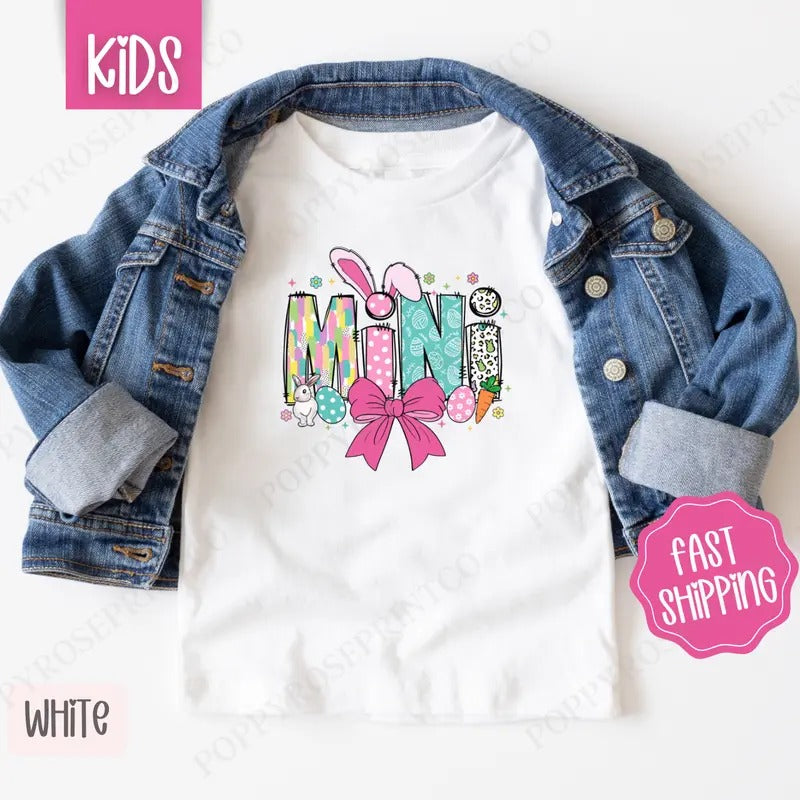 Easter Mini Kids Shirt - Easter Children's Tshirt - Cute Youth Tee Gildan Hoodie, Sweatshirt | HypeCrazeTee.com