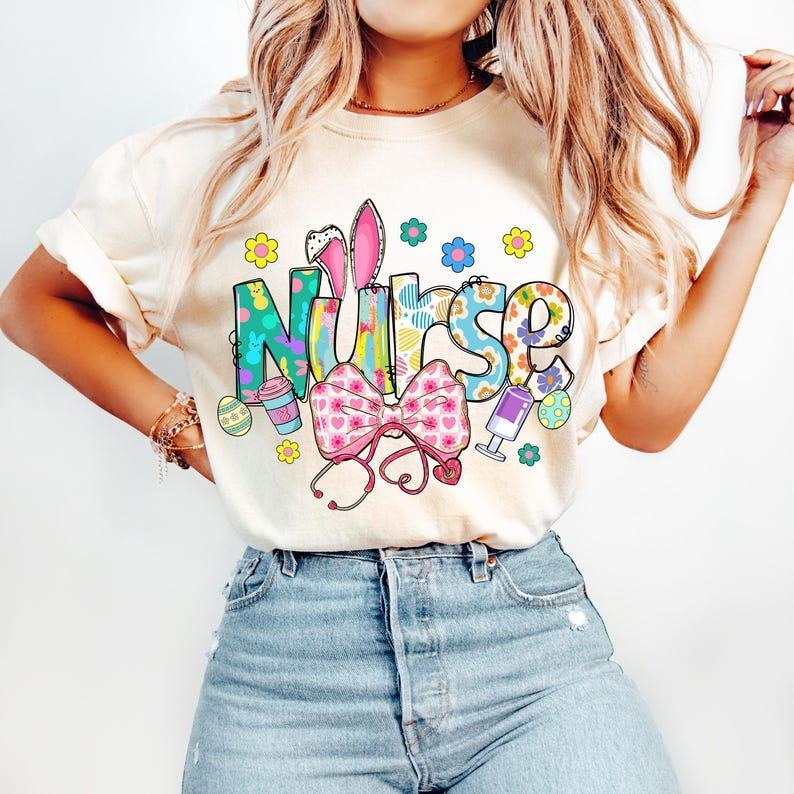 Easter Nurse Coquette, Stethoscope, Happy Easter, Nurse Bunny Shirt T-shirt Hoodie, Sweatshirt | HypeCrazeTee.com