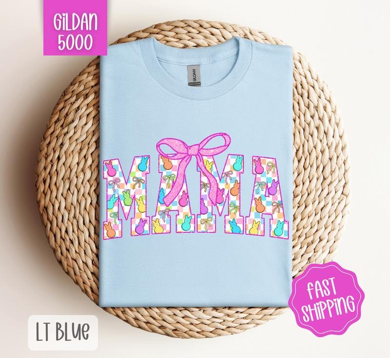 Easter Peep Mama Shirt Gildan, Cute Easter Tee, Trendy Mom Women's Tshirt Plus Sizes, Gift for Her Hoodie, Sweatshirt
