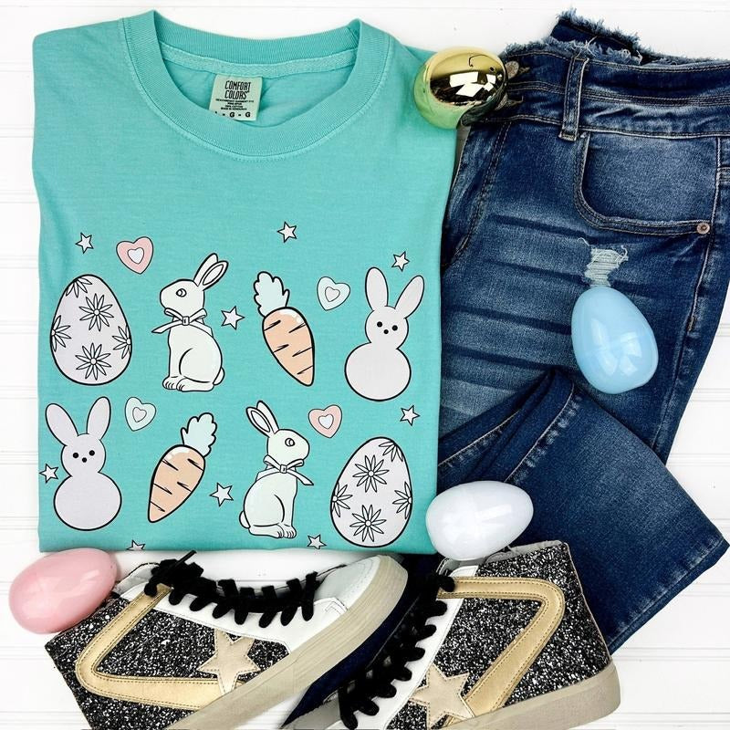 Easter Things Comfort Colors T-Shirt Hoodie, Sweatshirt | HypeCrazeTee.com
