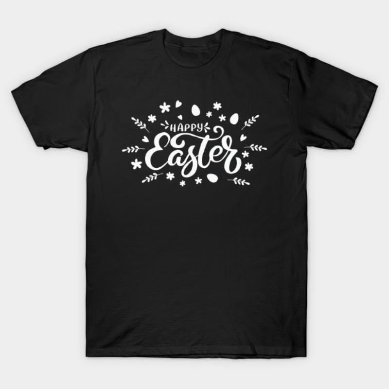 Easter Vibes T-Shirt - Colorful Egg & Flower Print for Men & Women Hoodie, Sweatshirt | HypeCrazeTee.com