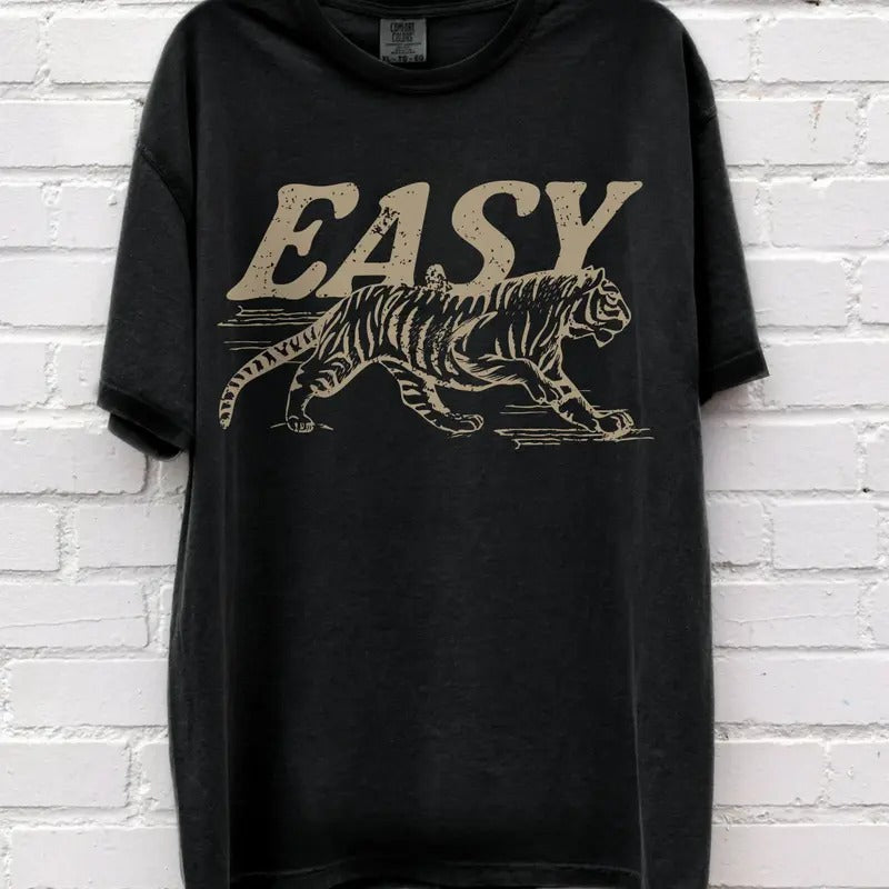 Easy Tiger Inspired Shirt - Festival Clothing Oversized Hoodie, Sweatshirt | HypeCrazeTee.com