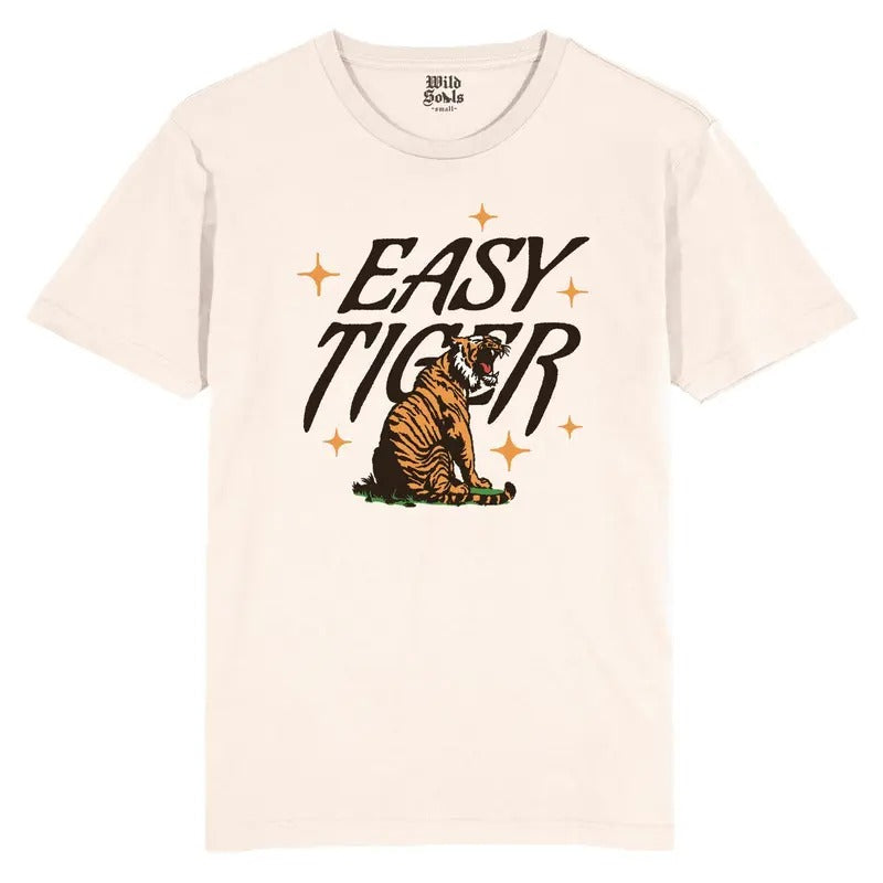 Easy Tiger Vintage , T Shirt, Old School, Retro Tee Shirt, Flash, Fashion Cotton, Full Colors, Full Sizes, For Men, For...