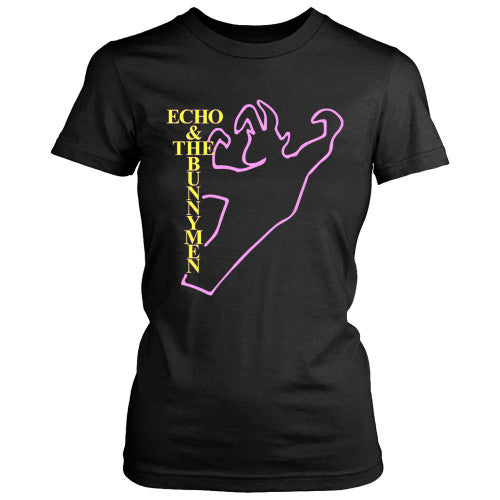 Echo And The Bunnymen Tour Love And Rockets The Cure Women's T-Shirt Tee