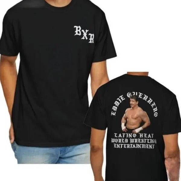 Eddie Guerrero Latino Heat World Wrestling Entertainment 2 Sides Shirt Eddie Guerrero Born Raised Cotton S 5XL Professional Wrestler Fan Crew Neck T-Shirts, Hoodie, Sweatshirt