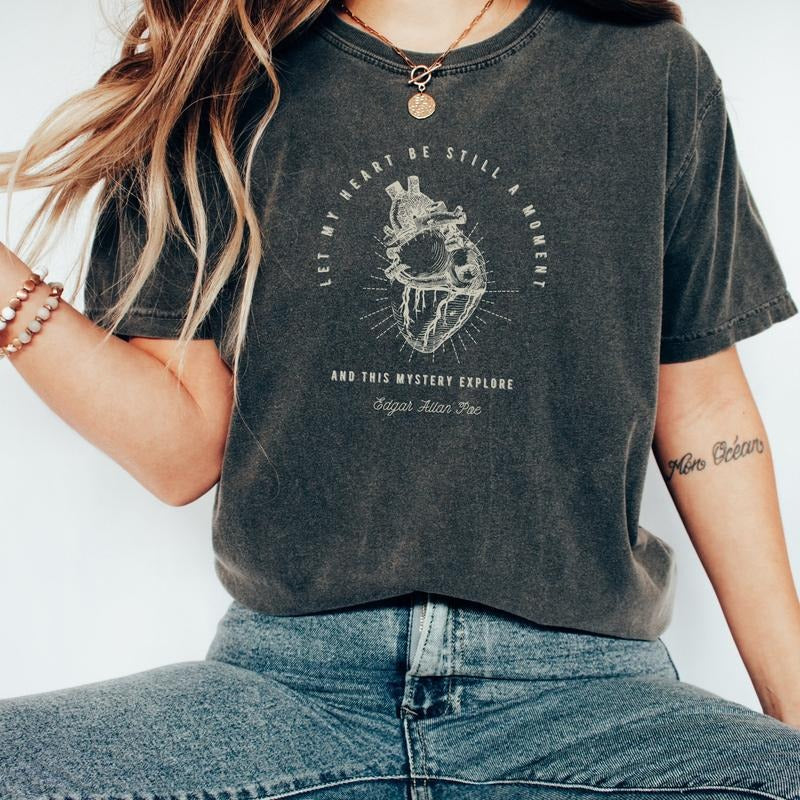 Edgar Allan Poe Poet Shirt  T-shirt Dark Academia Shirt Bookish shirt Literary shirt Hoodie, Sweatshirt | HypeCrazeTee.com