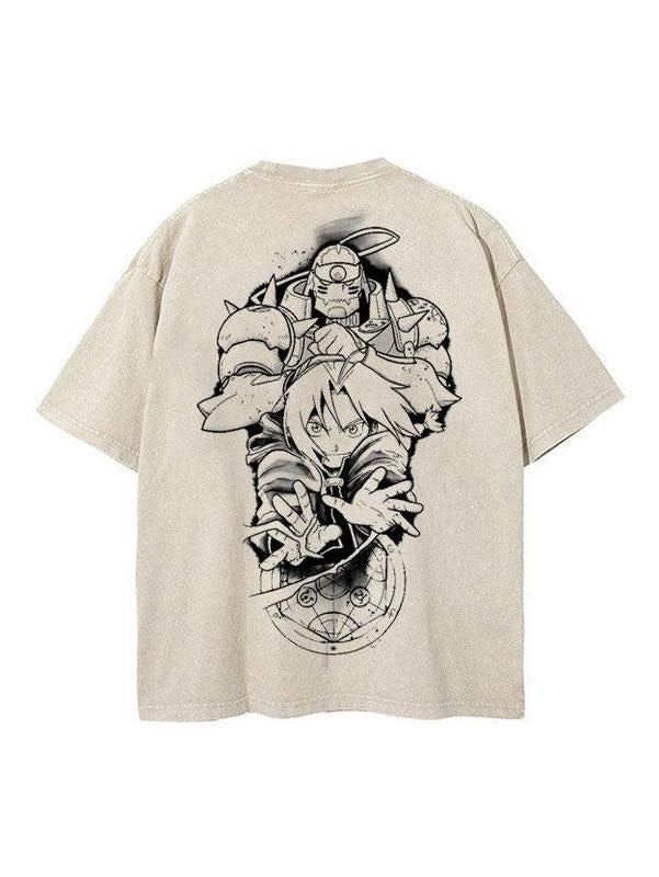 Edward Elric Shirt Alphonse Elric Shirt Fullmetal Alchemist Shirt Anime Shirt Fans Shirt Cotton Shirt Vintage Shirt Shirt Streetwear T-Shirts, Hoodie, Sweatshirt