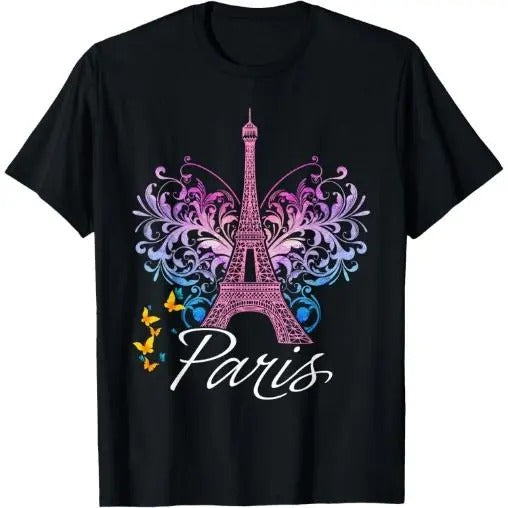 Eiffel Tower Paris France Shirt Souvenir Made USA T-Shirts, Hoodie, Sweatshirt