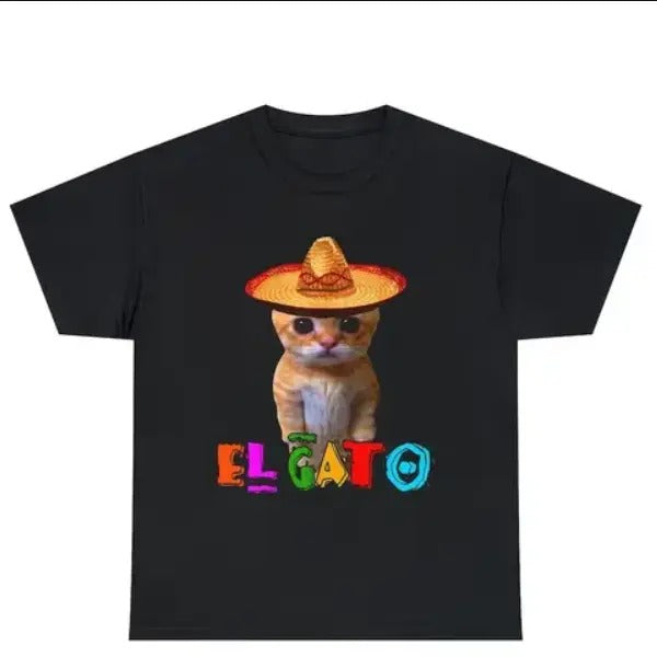 El Gato Mexican Kitten T-Shirt Hoodie, Sweatshirt | HypeCrazeTee.com