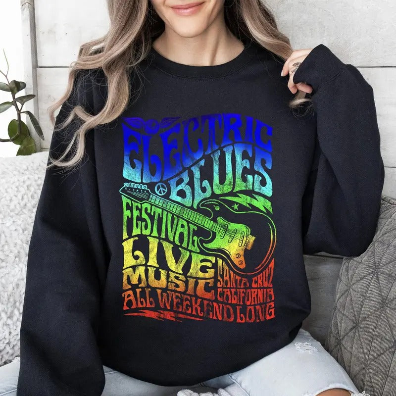 Electric Blues Festival Concert Poster T-Shirts, Hoodie, Sweatshirt
