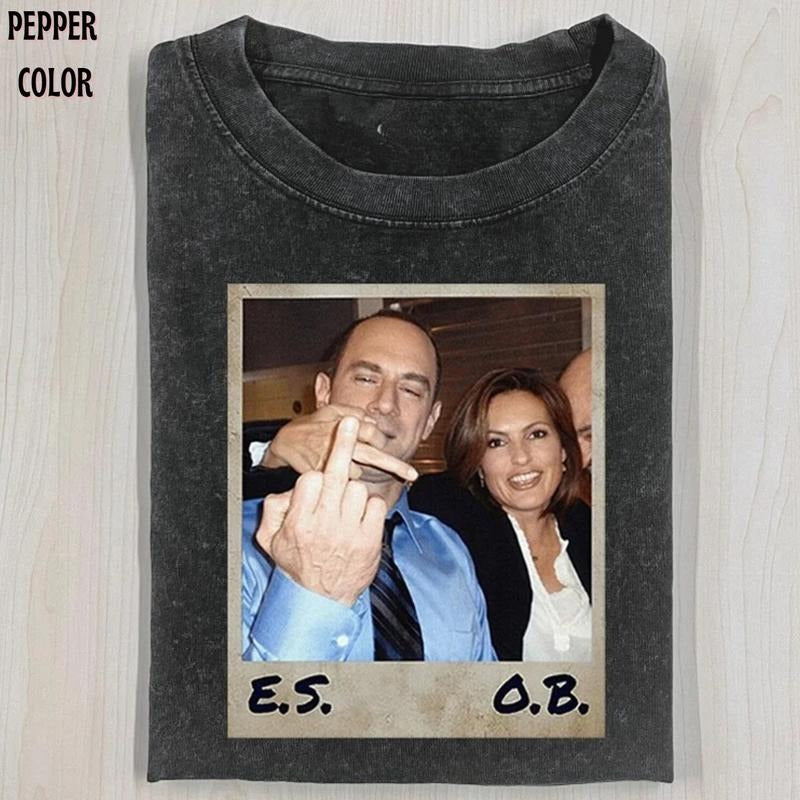Elliot Stabler And Olivia Benson Shirt Vintage T-Shirt,  Womenswear Tops Hoodie, Sweatshirt | HypeCrazeTee.com