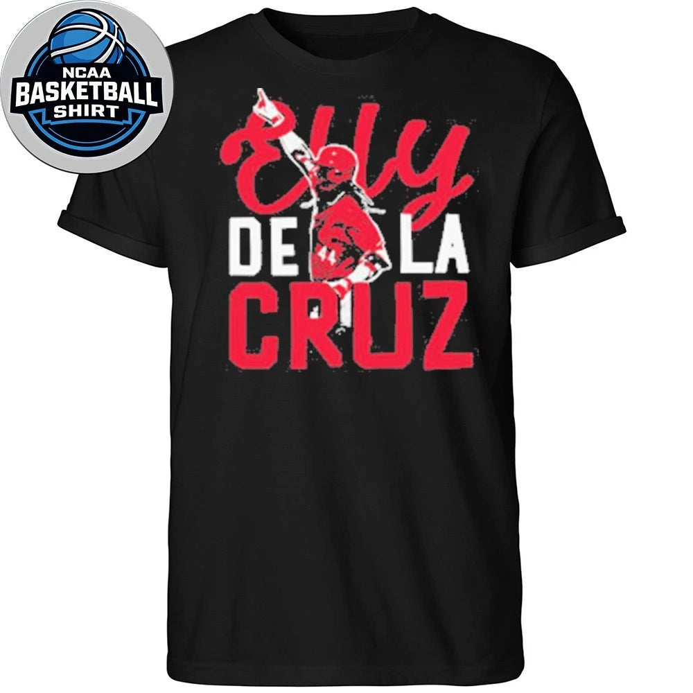 Elly De La Cruz Signature Point Cincinnati Baseball Graphic T-Shirt
