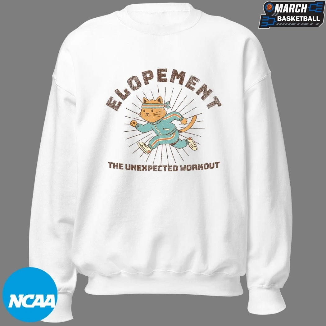 Elopement The Unexpected Workout Cat T-Shirts