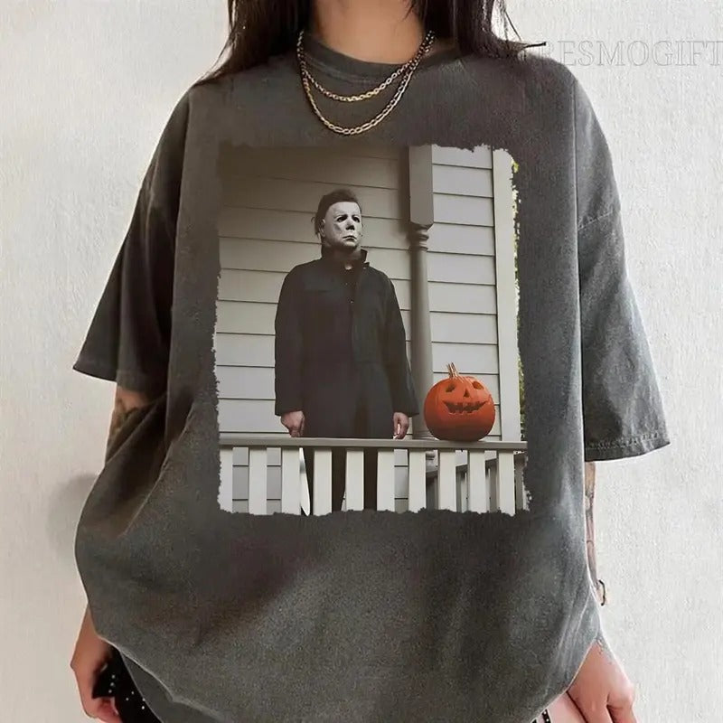 Embrace the Halloween Spirit with This Michael Myers Meme and Ghost Shirt Hoodie, Sweatshirt | HypeCrazeTee.com