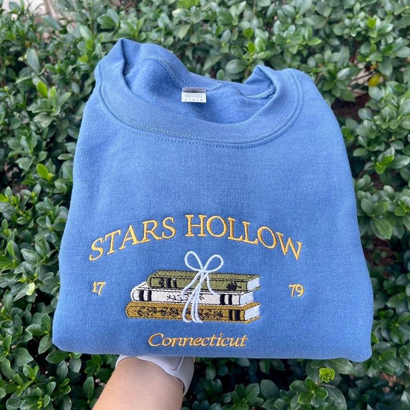 Embroidered Fall Gilmore Stars Hollow T-Shirts, Hoodie, Sweatshirt