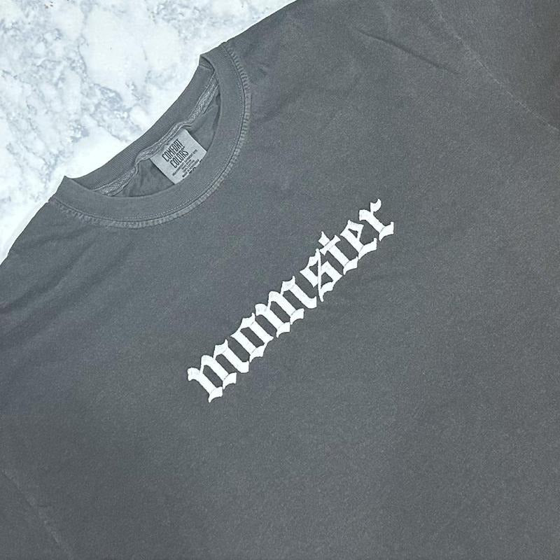 Embroidered Momster Comfort Colors Tee White Thread Shirt Top Hoodie, Sweatshirt | HypeCrazeTee.com