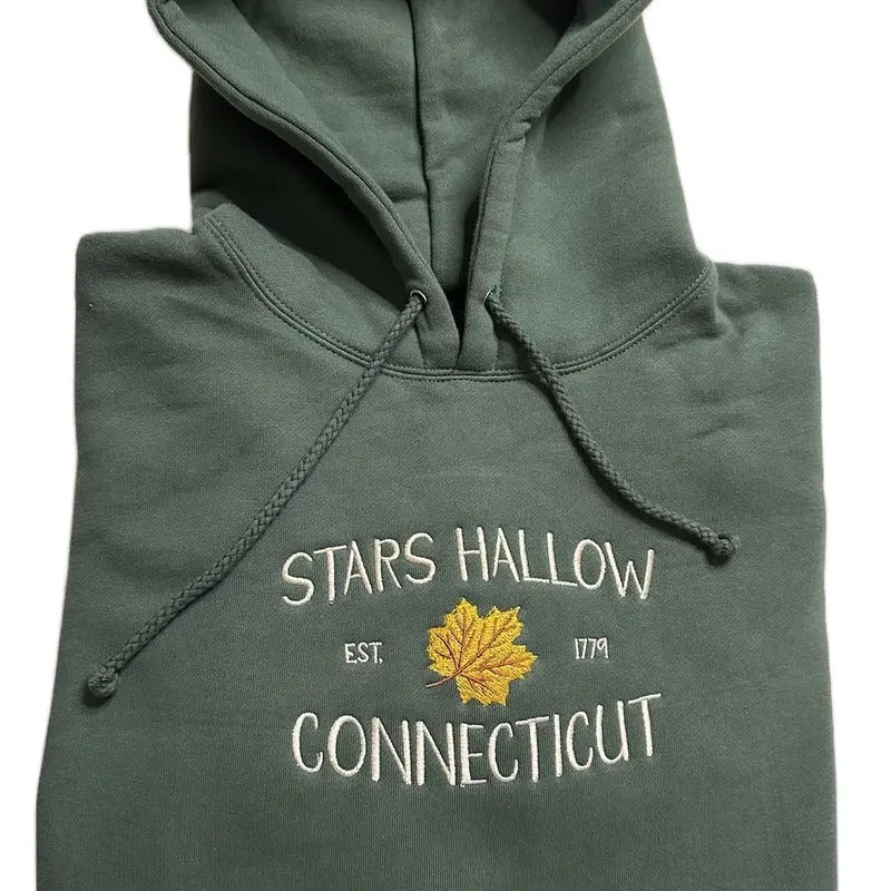 Embroidered Stars Hallow Crewneck Sweatshirt Comfortable Independent trading T-Shirts, Hoodie | HypeCrazeTee.com