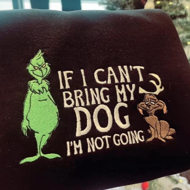 Embroidered dog sweatshirt T-Shirts, Hoodie | HypeCrazeTee.com