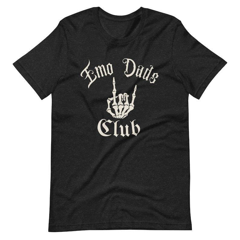 Emo Dads Club Elder Emo Dadlife Unisex t-shirt Skeleton Rock On  T-shirt, sweater and Hoodie Sweatshirt | HypeCrazeTee.com