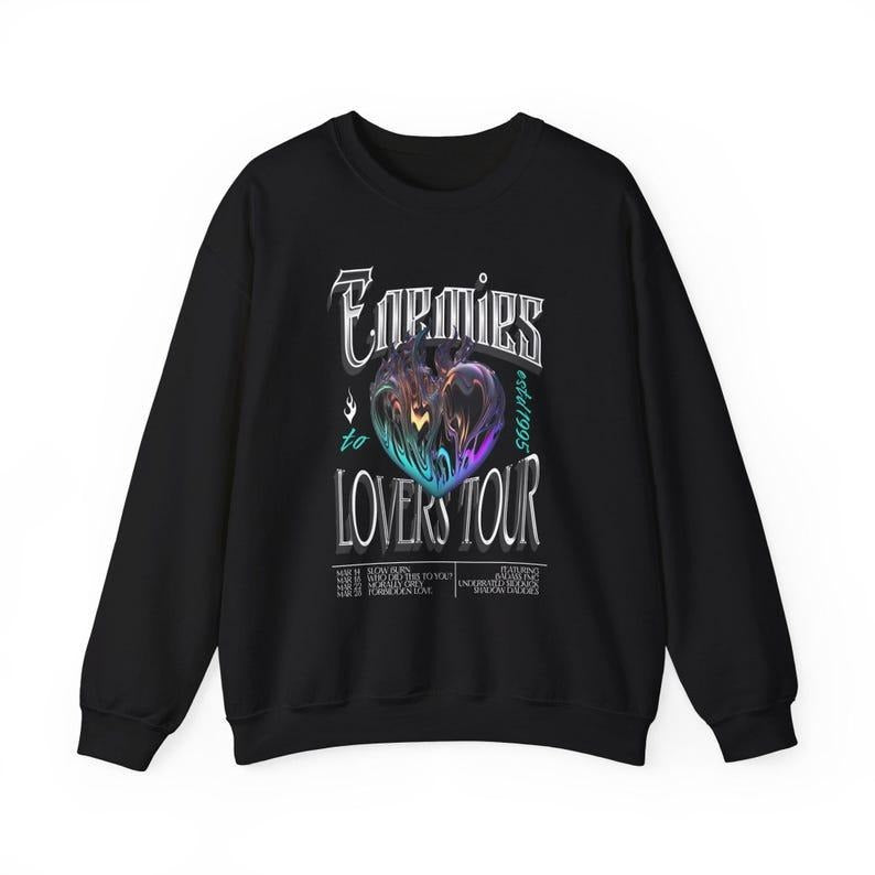 Enemies to Lovers Tour Sweatshirt, Romantasy Tropes Sweatshirt, Slow Burn Sweatshirt T-Shirts, Hoodie | HypeCrazeTee.com