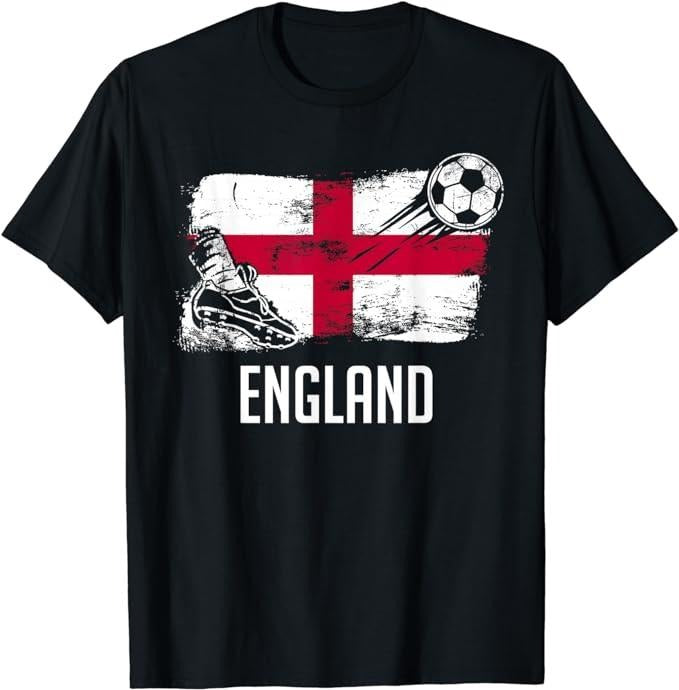 England Shirts, England Flag Soccer T-Shirt Cotton Fashion Casual Classic Hoodie, Sweatshirt | HypeCrazeTee.com