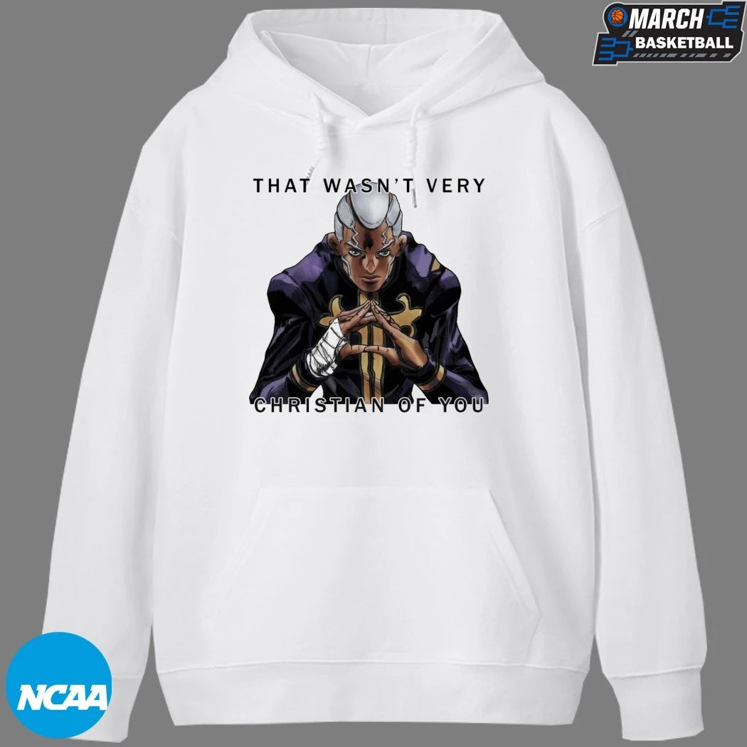 Enrico Pucci That Wasn’t Very Christian Of You T-shirts