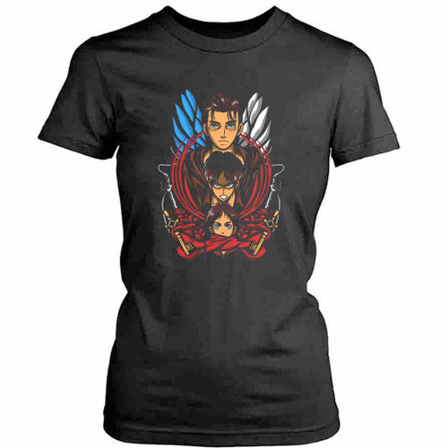 Eren Evolution Anime Manga Womens T-Shirt Tee