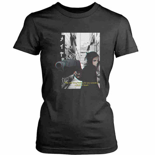 Ergo Proxy Anime Classic Re L Mayer Womens T-Shirt Tee