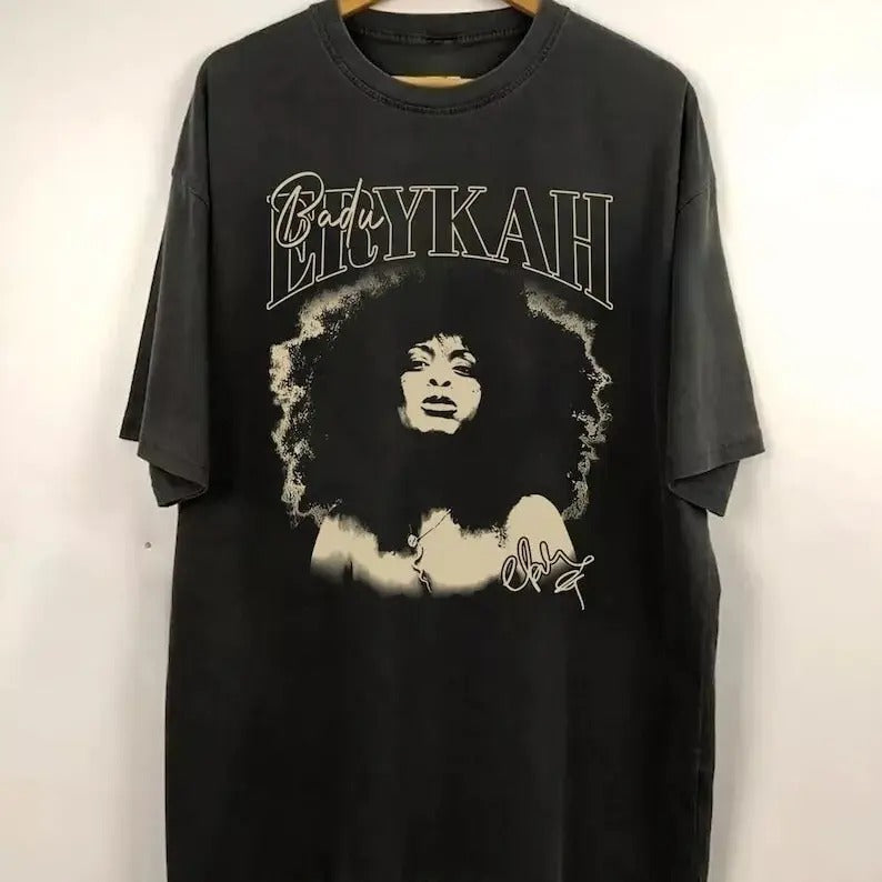 Erykah Badu Vintage Shirt, 90s Erykah Badu Unfollow me Shirt ,Erykah Badu Retro Crewneck Cotton Menswear Top Decoration...