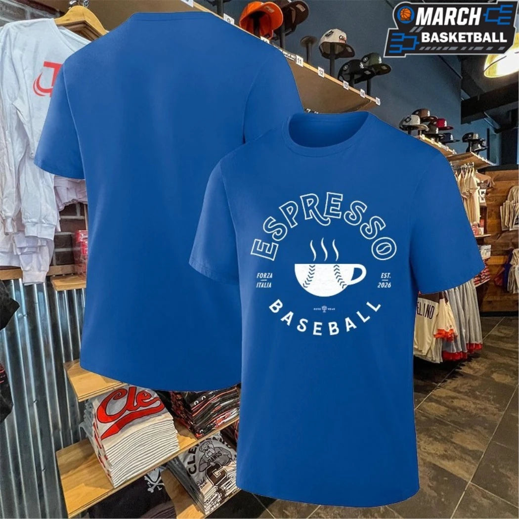Espresso Baseball Forza Italia Est 2026 T-Shirts