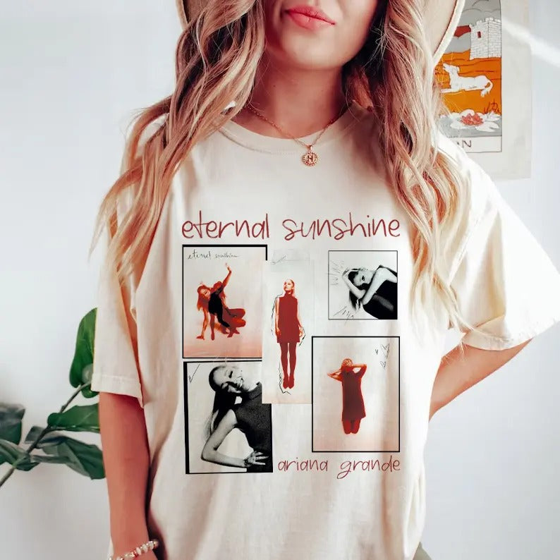 Eternal Sunshine Shirt Ariana Album 2024 T-shirt A.G Graphic Sweatshirt Yes And Hoodie Ariana Merch Gift For Fansstyle{n002}2