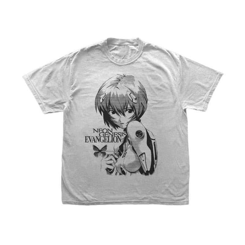 Evangelion Anime Shirt Neon Genesis Evangelion Rei Shinji 90s Anime Vintage Comfort Colors T-Shirts, Hoodie, Sweatshirt