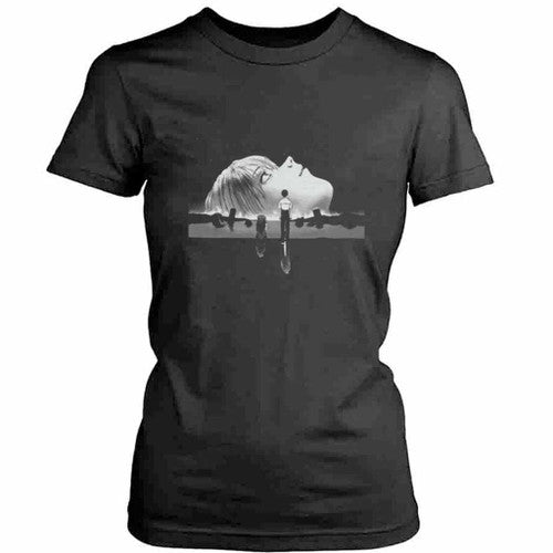 Evangelion Anime Aesthetic Logo Art Womens T-Shirt Tee